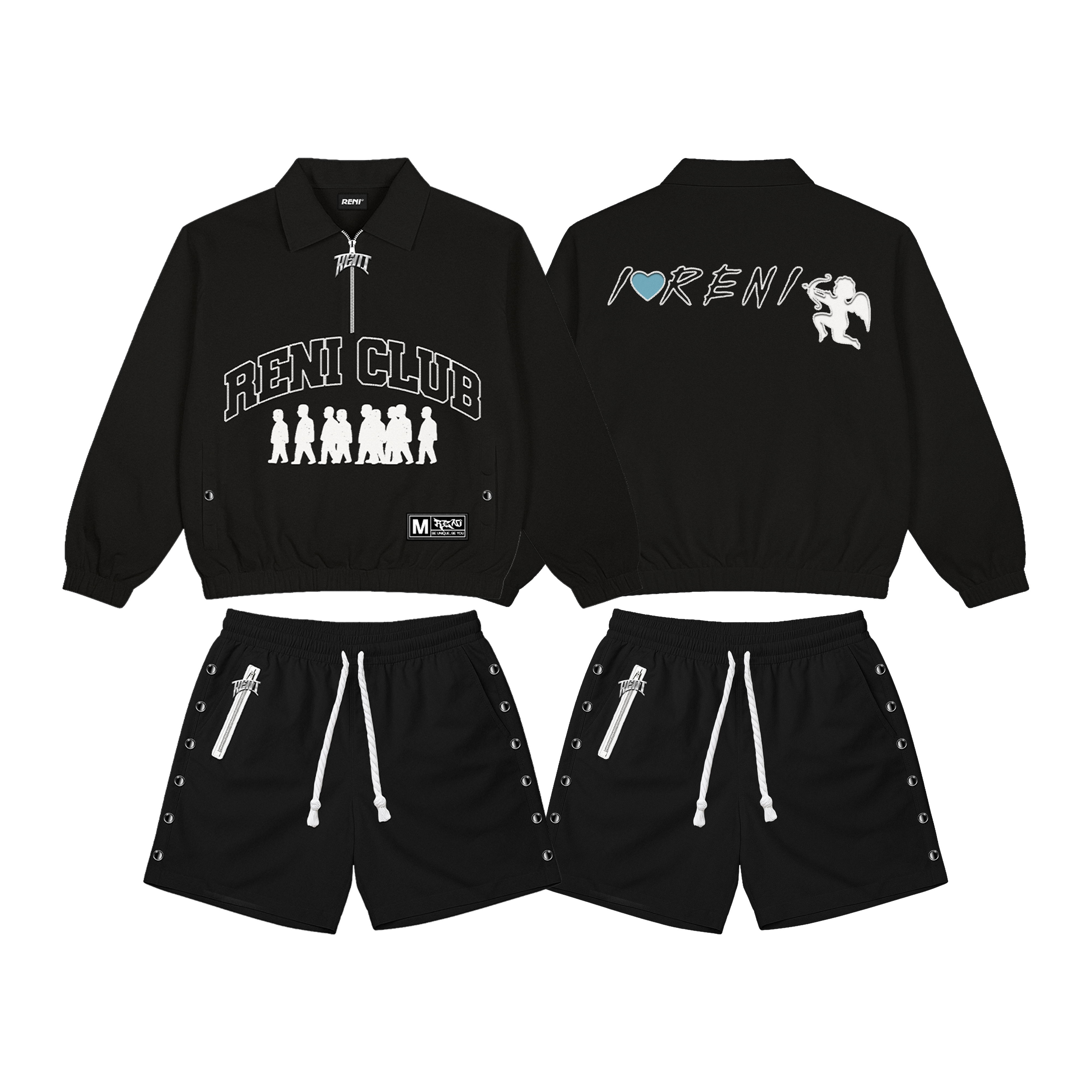 I <3 Reni Windbreaker Men Sets