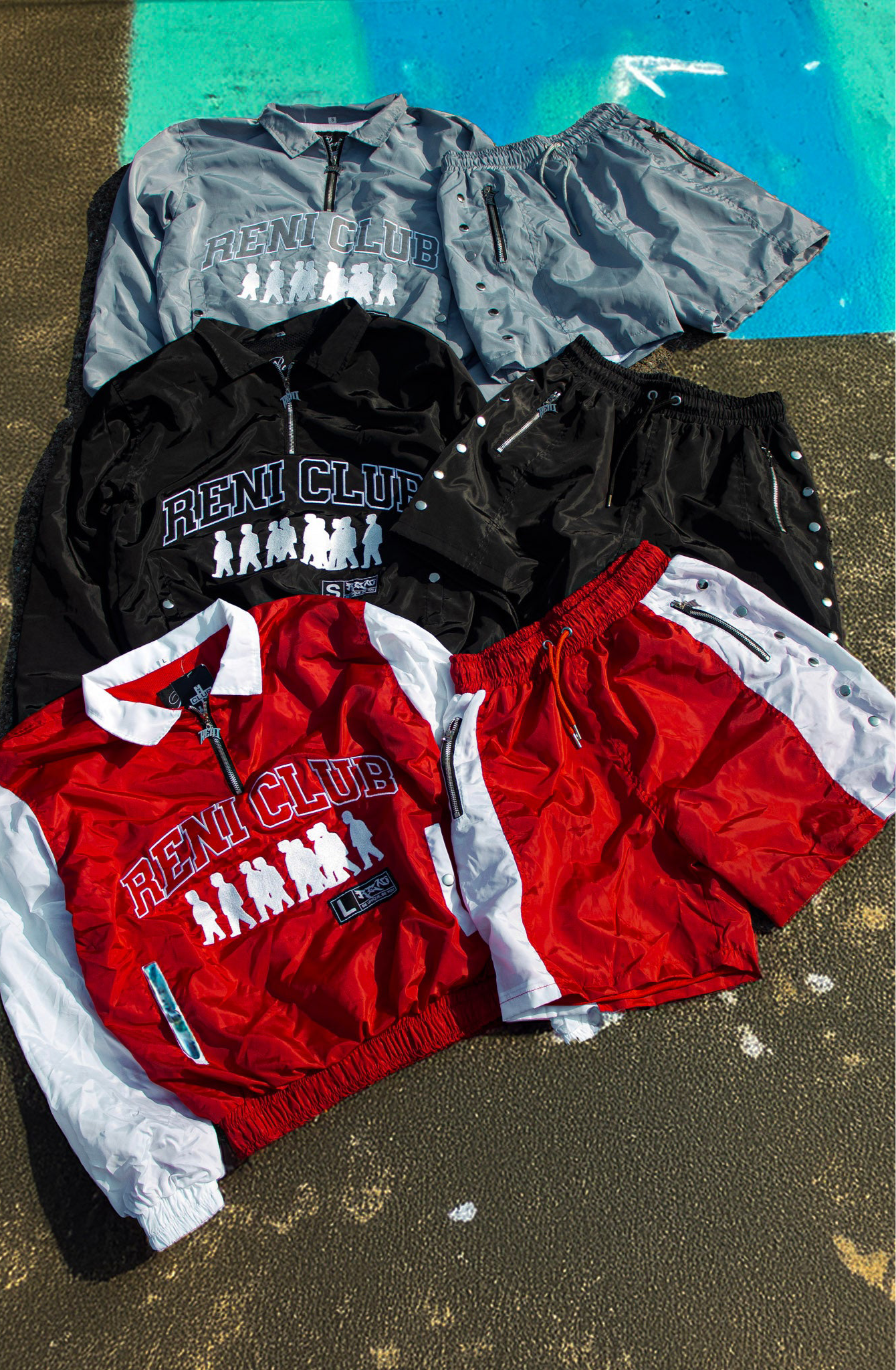 I <3 Reni Windbreaker Men Sets