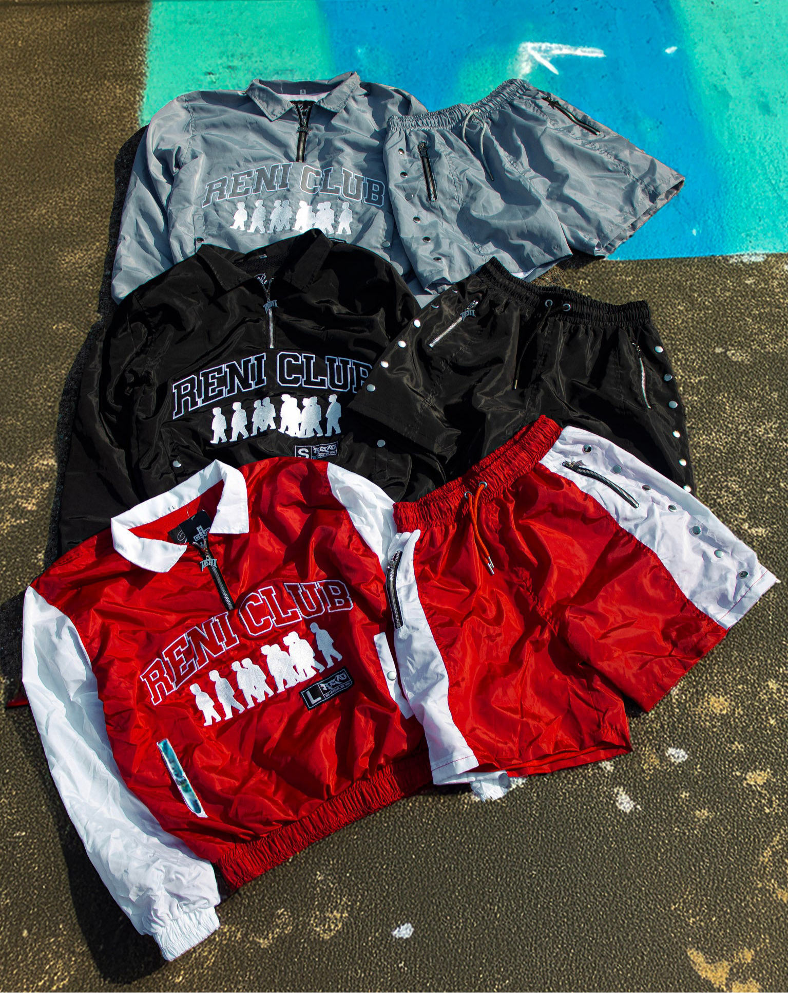 I <3 Reni Windbreaker Men Sets