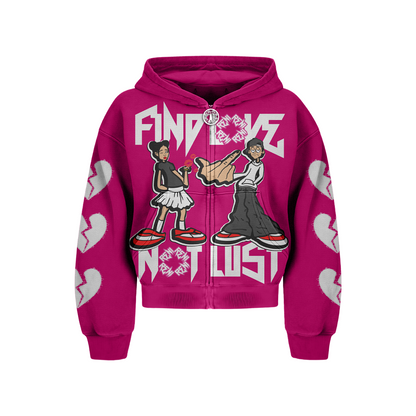 LOVE NOT LUST ZIPUP