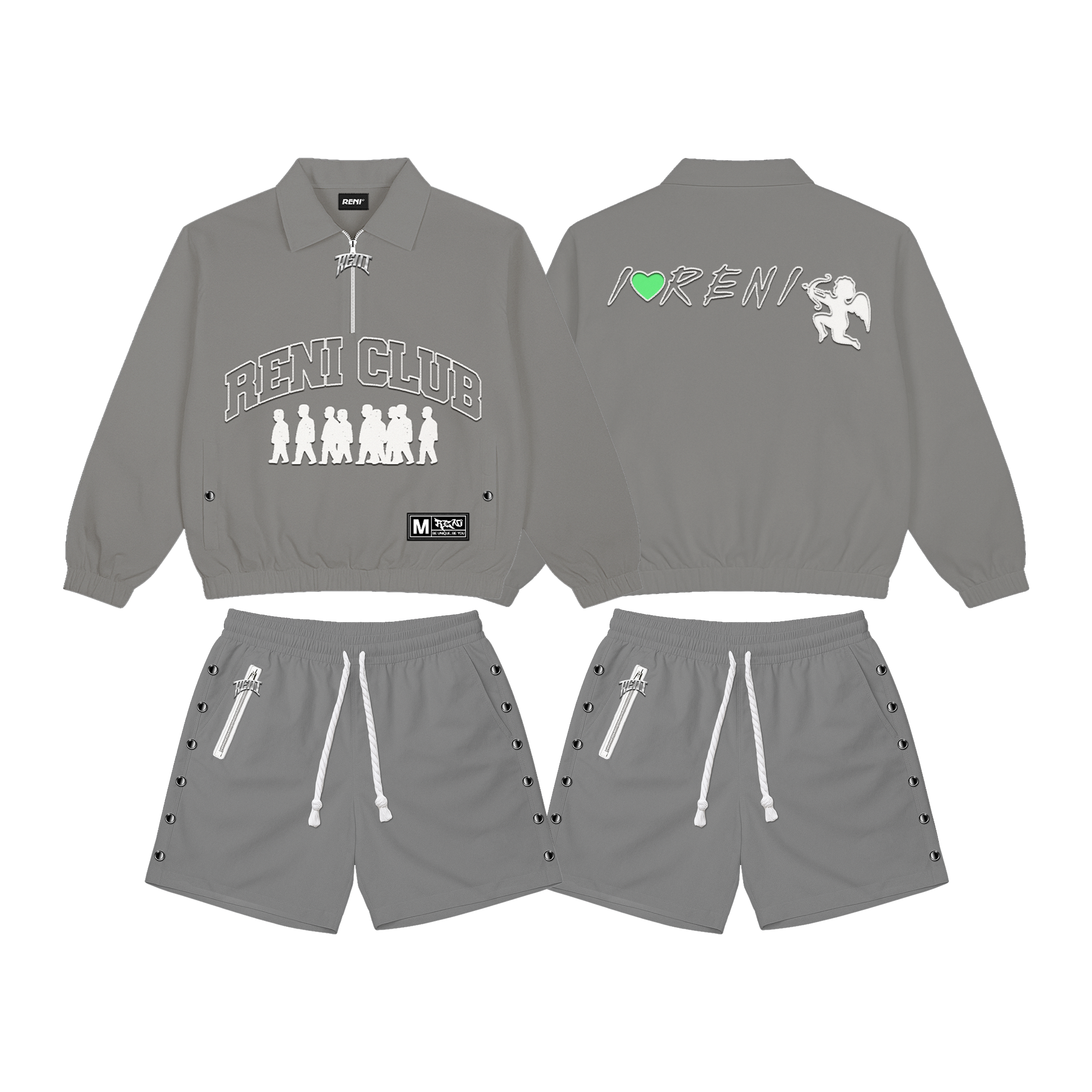 I <3 Reni Windbreaker Men Sets