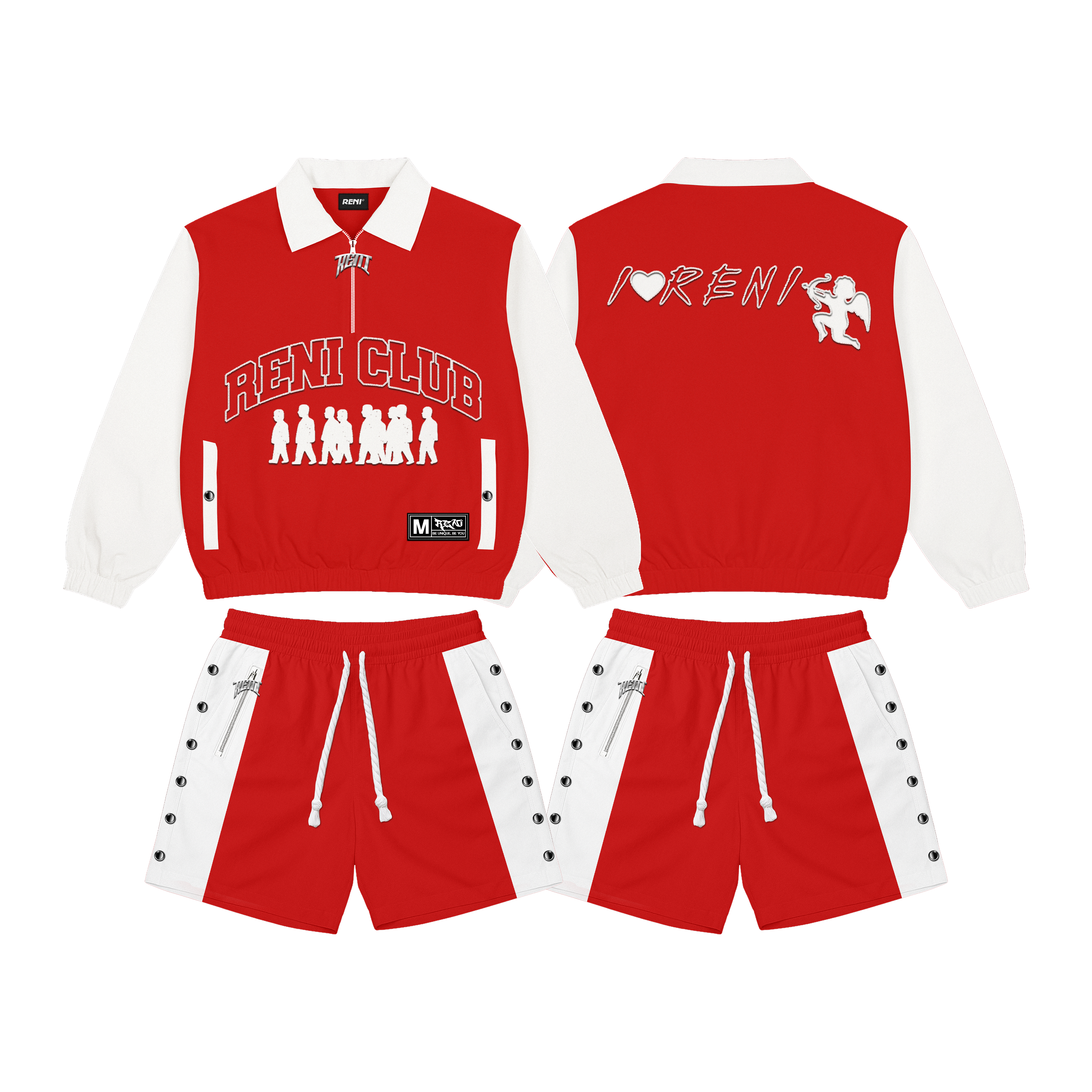 I <3 Reni Windbreaker Men Sets